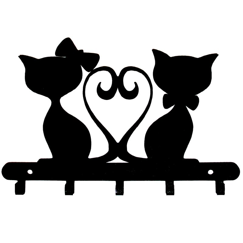 Трафареты кошек для декора