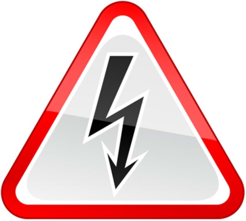 Знак электричества молния