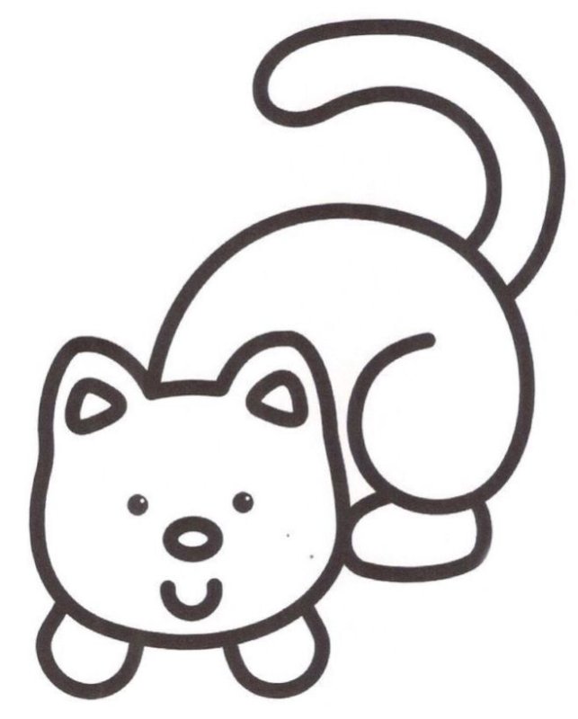 Трафареты рисунков для малышей