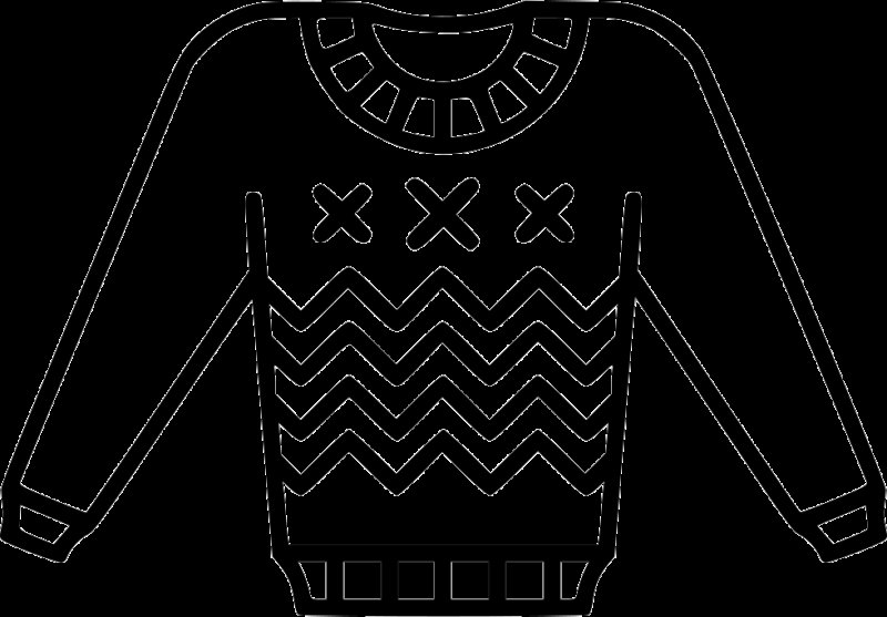Свитер раскраска