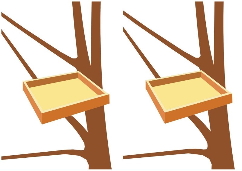 Кормушка для птиц рисунок