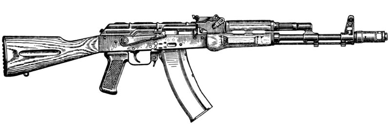 АК 74м чертеж