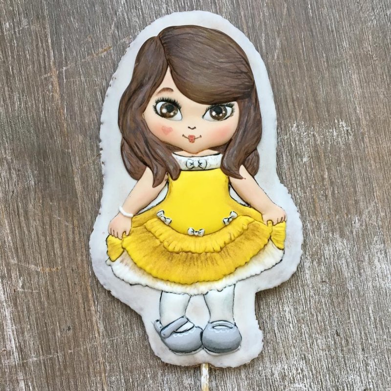 Пряник девочка