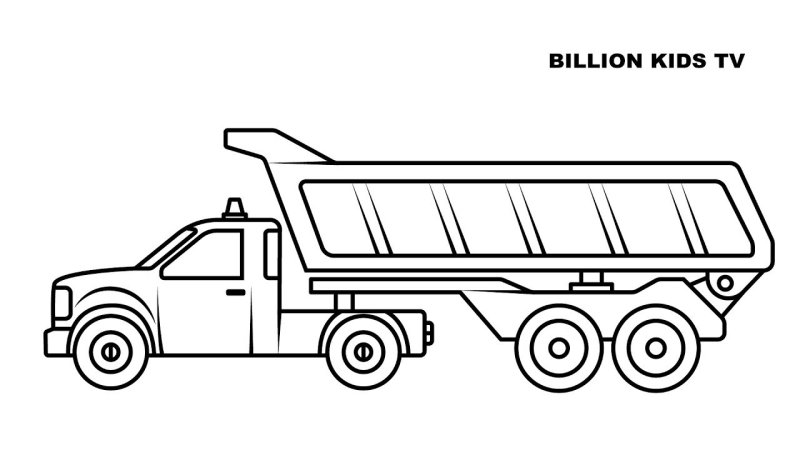Самосвал для рисования