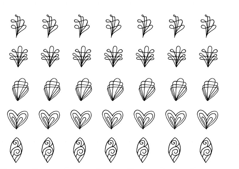 Трафареты для шоколадных украшений