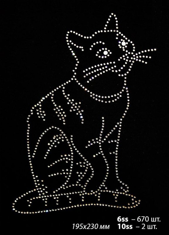 Трафареты из страз