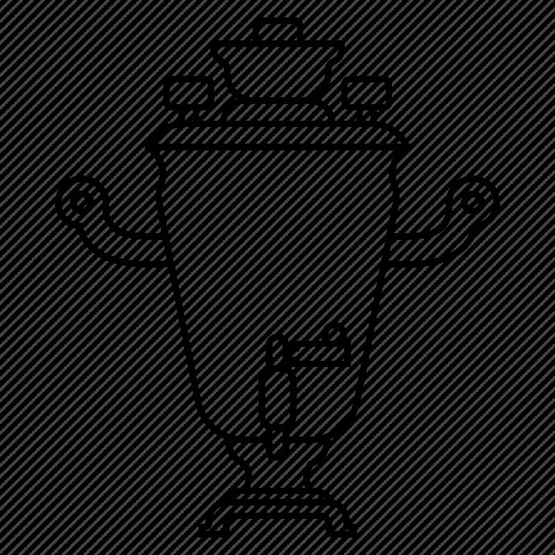 Самовар раскраска для малышей