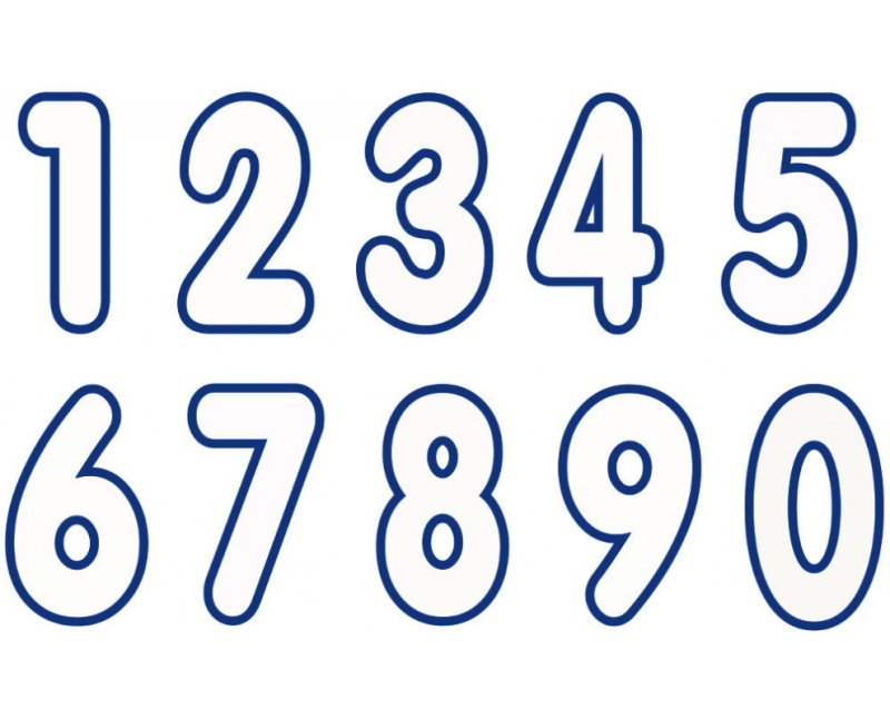 Трафарет "цифры"