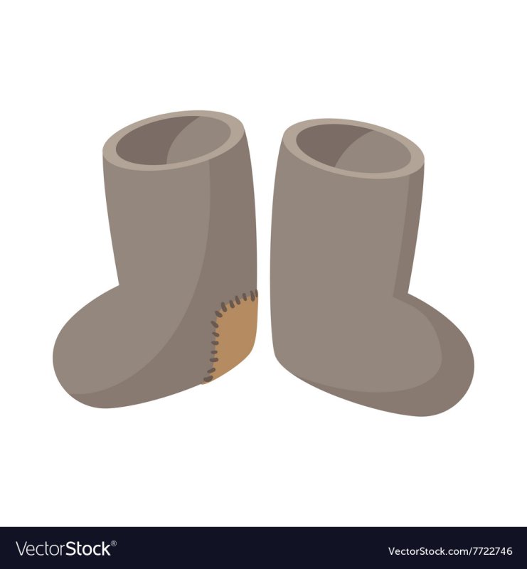 Валенки векторное изображение