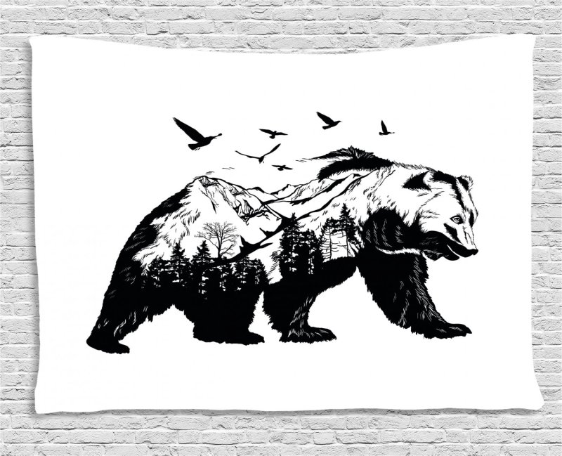 Медведь для гравировки