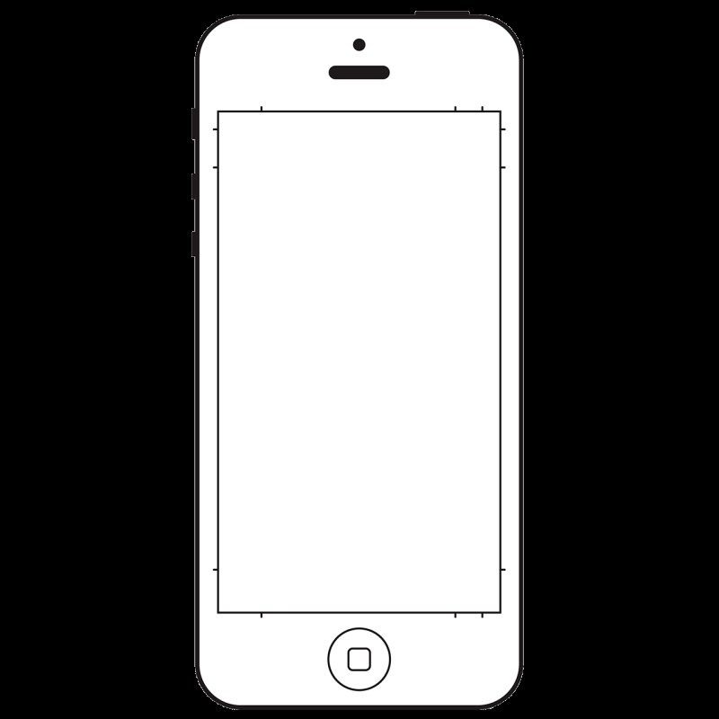 Трафарет айфона