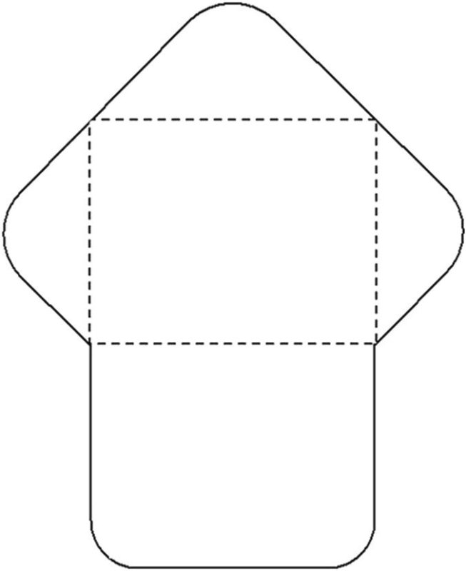 Трафарет конверта