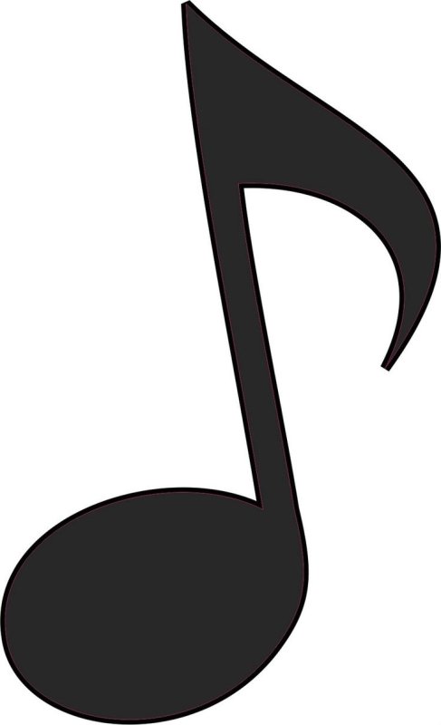 Ноты трафарет