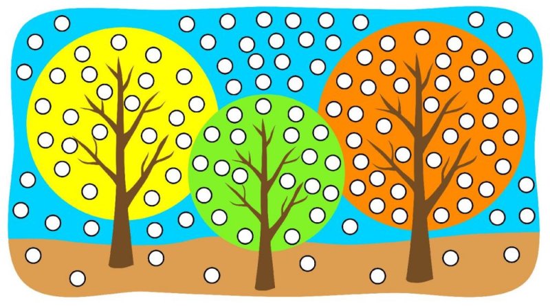 Шаблон для раскрашивания пластилином