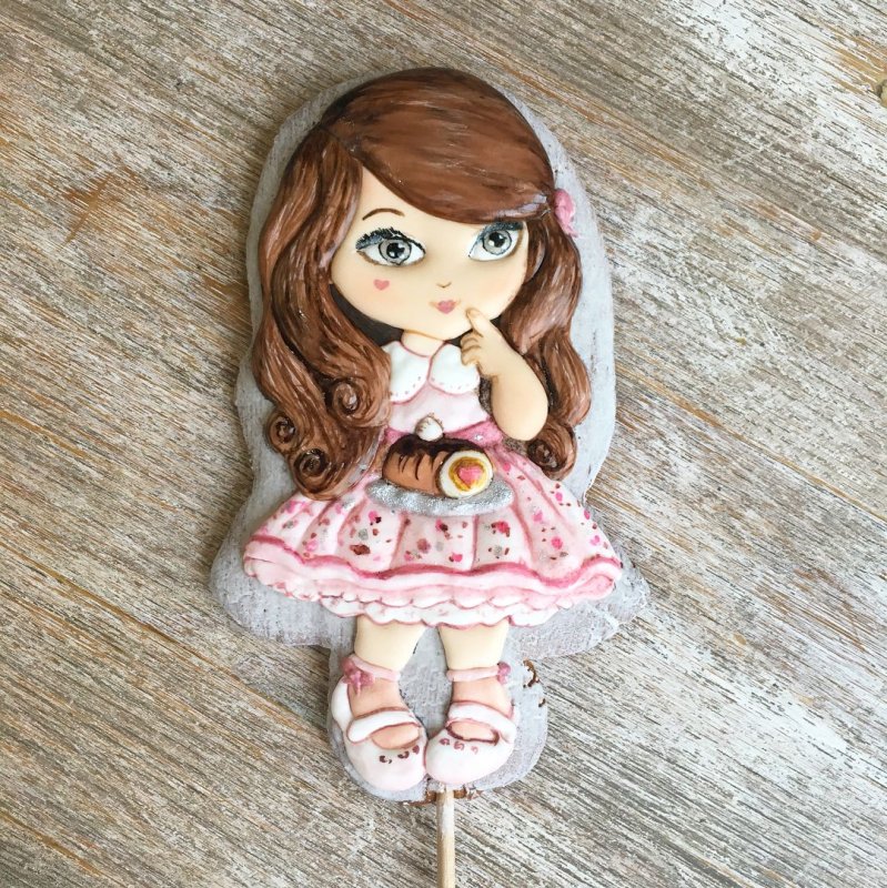 Имбирный пряник девочка