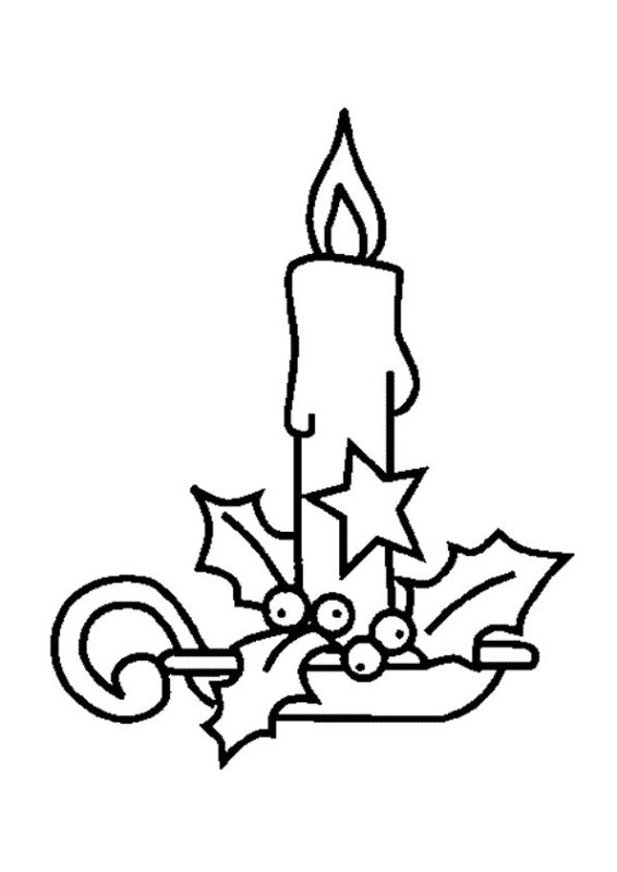 Рождественские раскраски