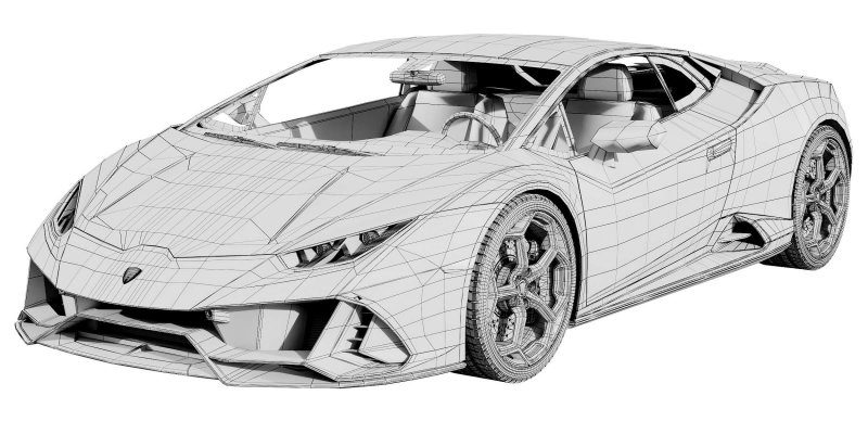 Ламборгини 3д модель на принтере