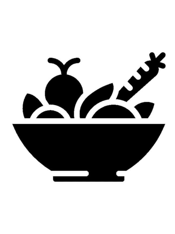 Блюдо трафарет