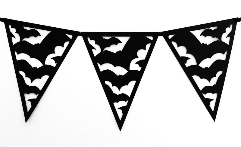 Флажки к Хэллоуину