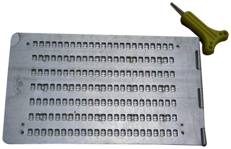 Разборная Азбука колодка по Брайлю