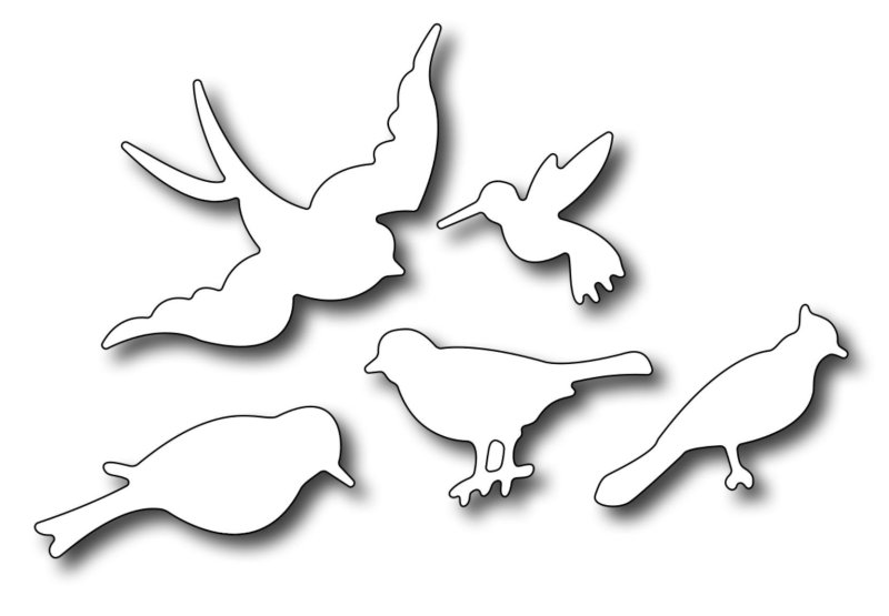 Птички шаблоны для вырезания