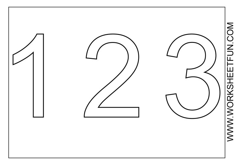 Трафарет "цифры"