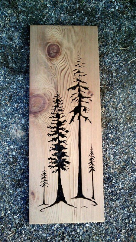 Поделки Выжигание по дереву