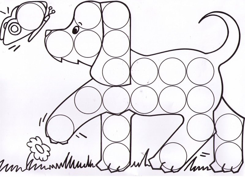 Шаблоны для рисования пластилином