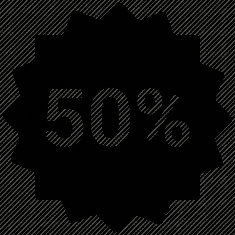 50 Процентов значок