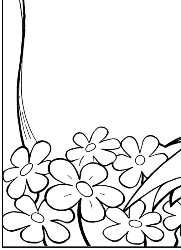 Открытка контур