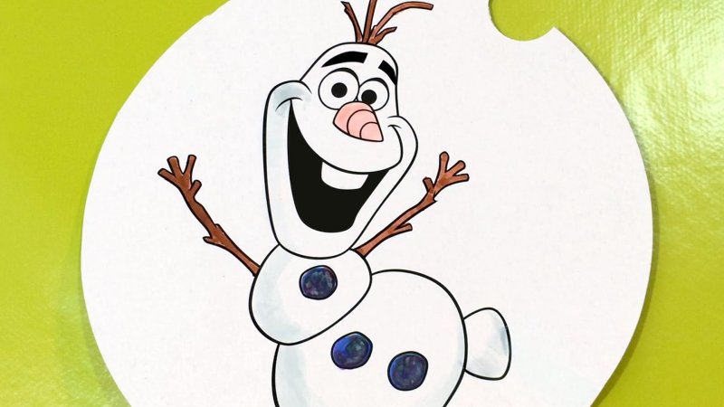 Олаф аппликация