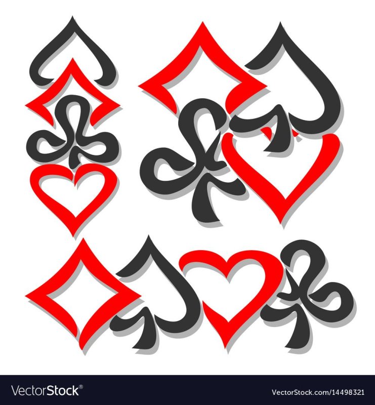 Карточные масти значки