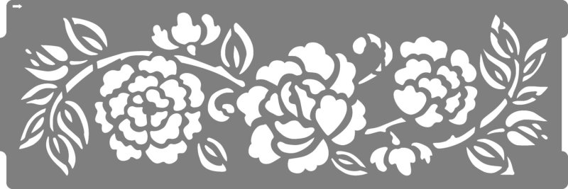 Трафареты бордюры для декора