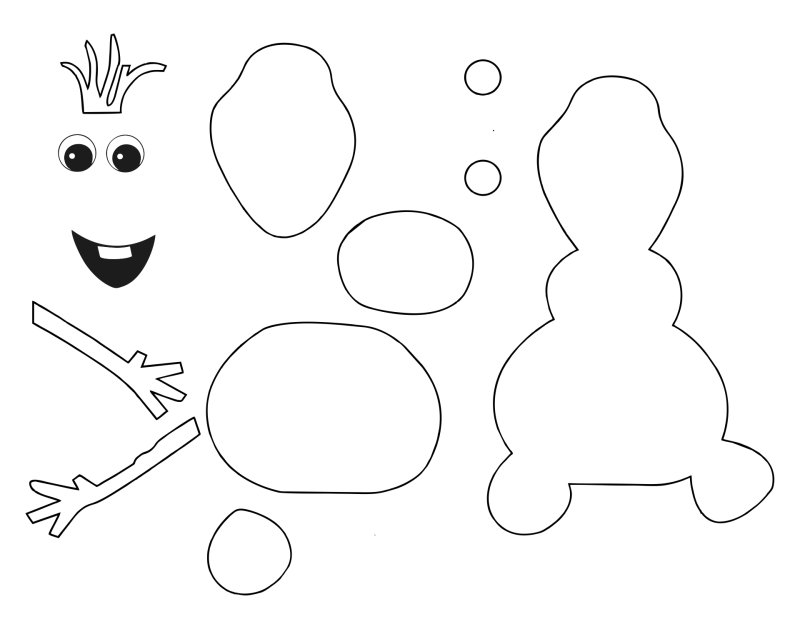 Шаблон Олафа по частям