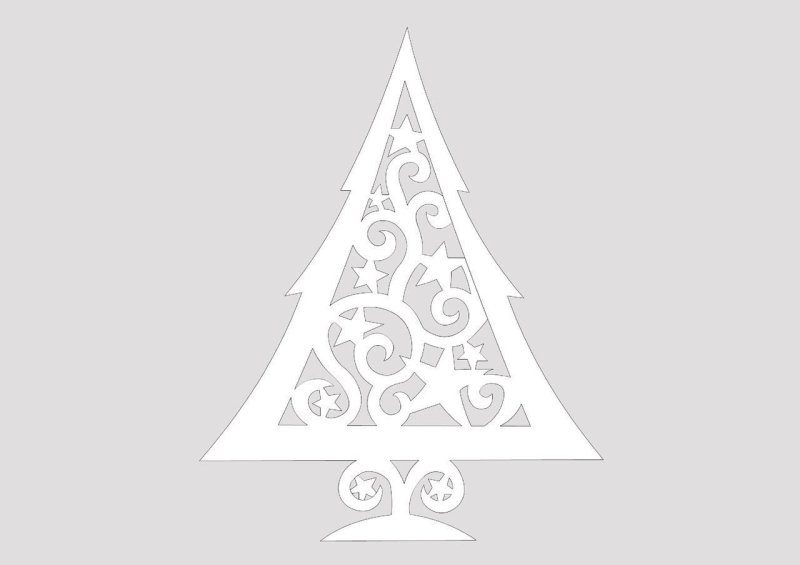 Елочка шаблон