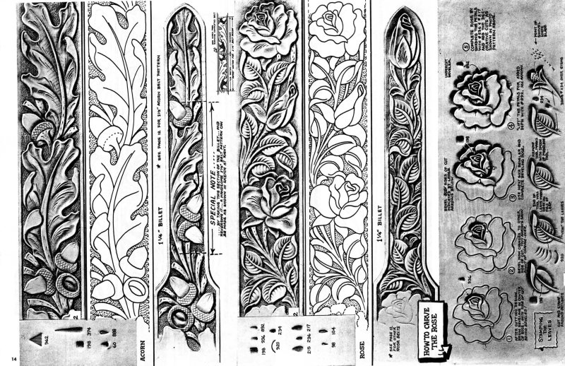 Узоры Шеридан для тиснения