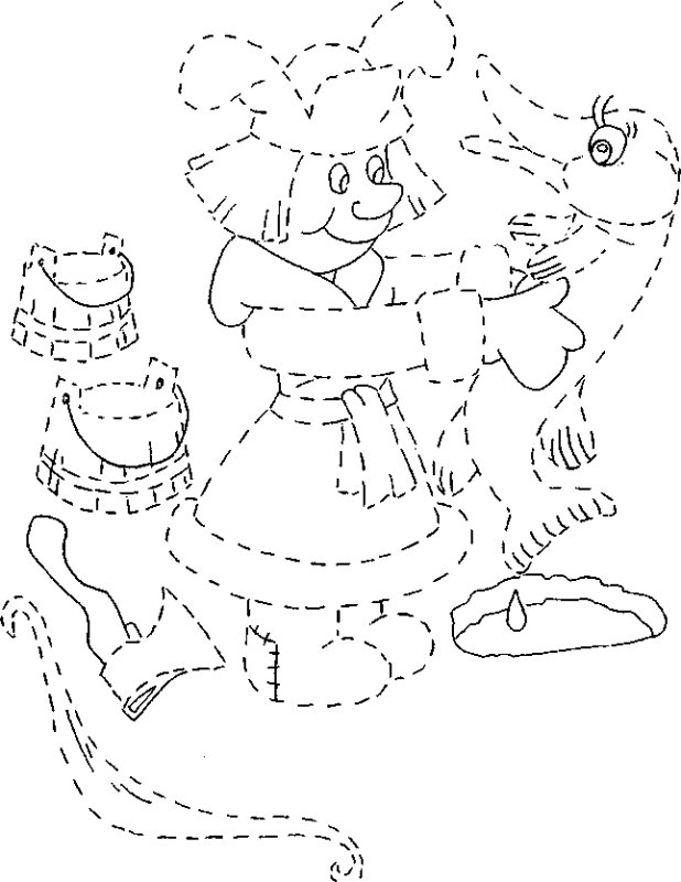 Рисование по точкам сказки