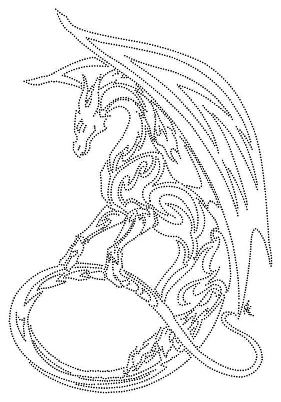 Дракон орнамент