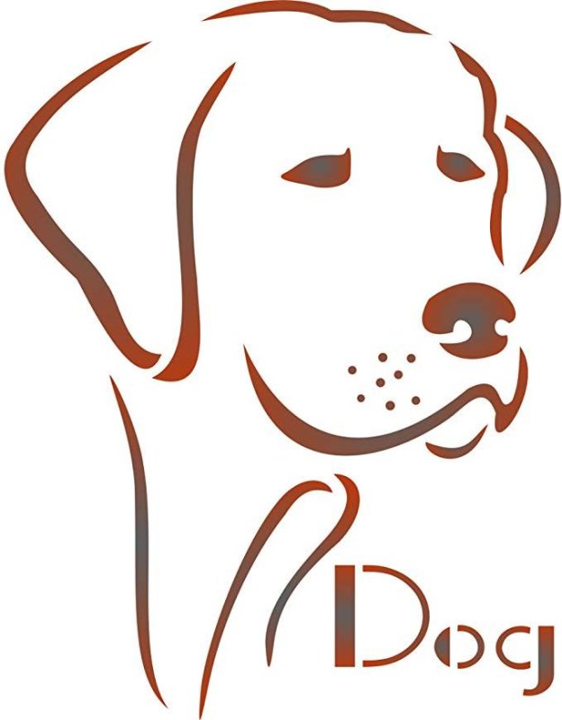 Трафареты собаки