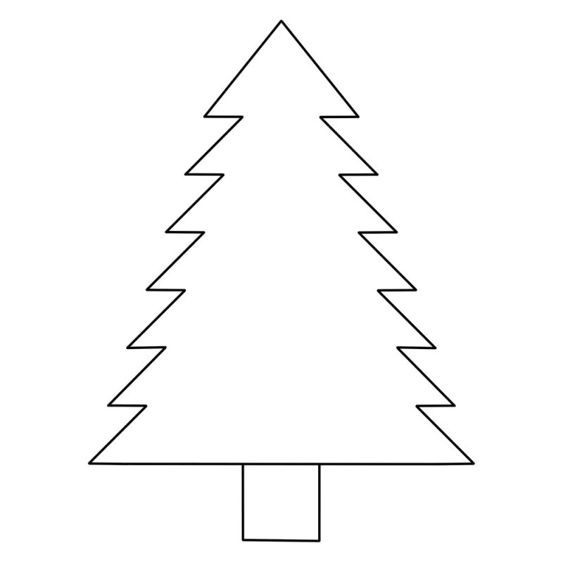Шаблон елки