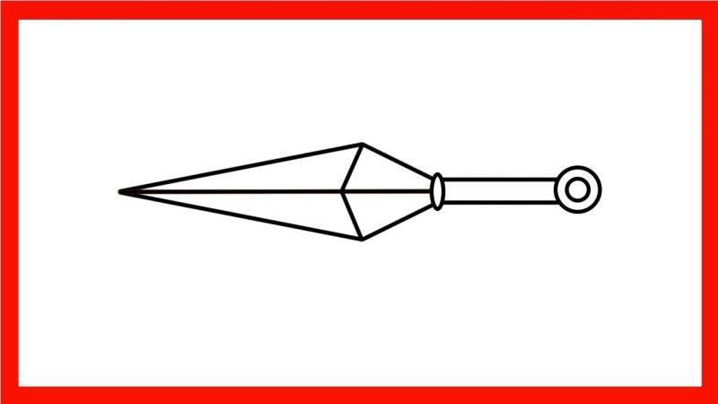 Ножи из СТЕНДОФФ 2 чертежи кунай
