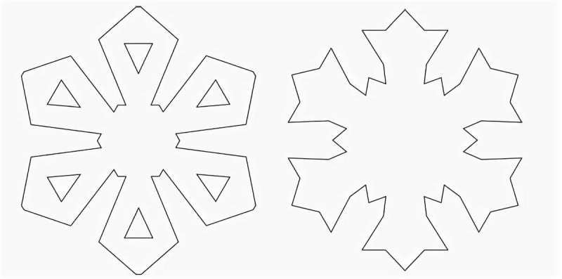 Снежинки для вырезания