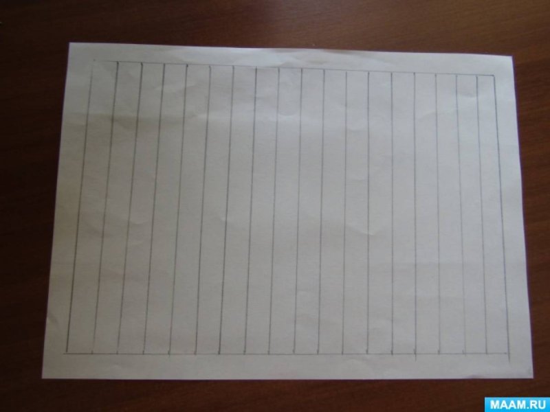 Шаблон для плетения из бумаги коврика