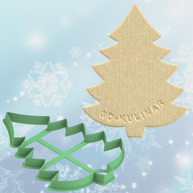 Вырубка елка для торта