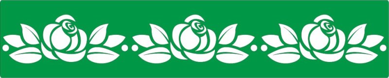 Трафареты бордюры для декора