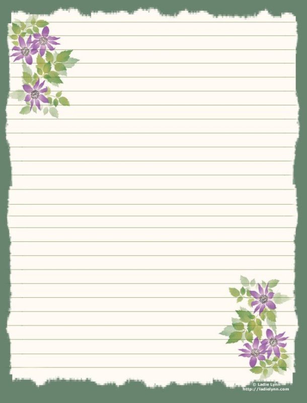 Лист в линию красивый