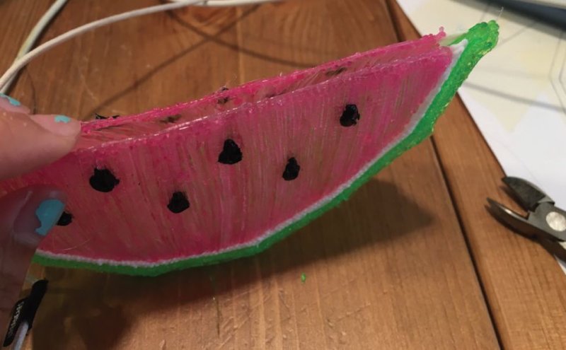 3d ручкой Арбуз