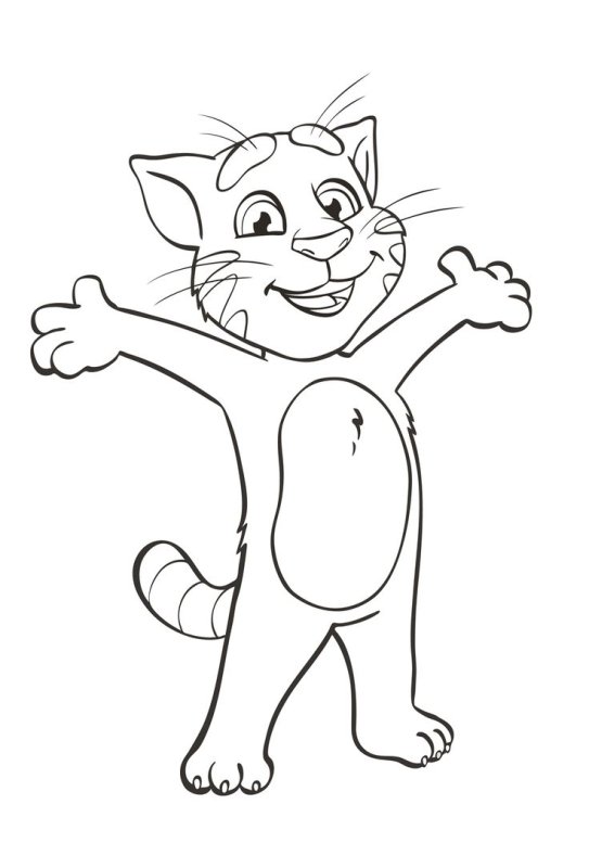 Раскраска том