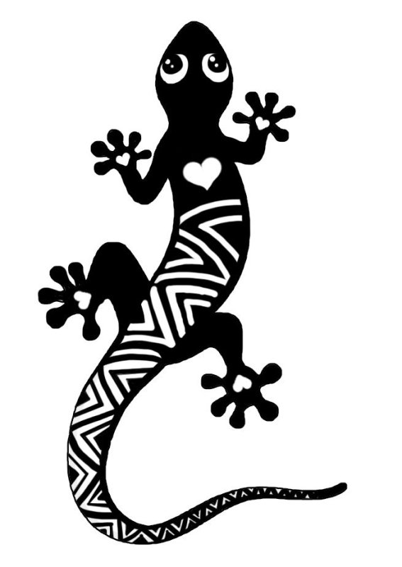 Ящерица саламандра Полинезия