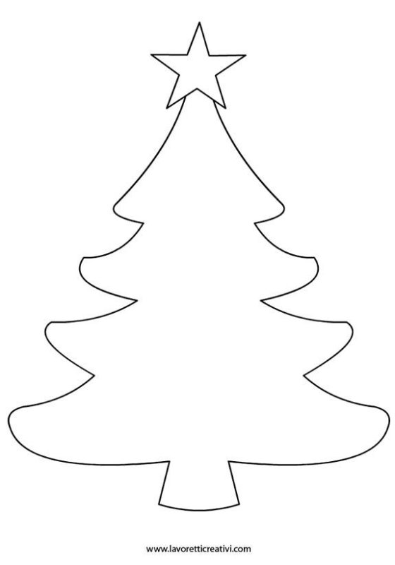 Шаблон елки